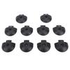 10PCS Angled End Cap for L Track Semi Circular Shape End Fittings Eliminates Pointed Edges On L Rail for Truck Bed