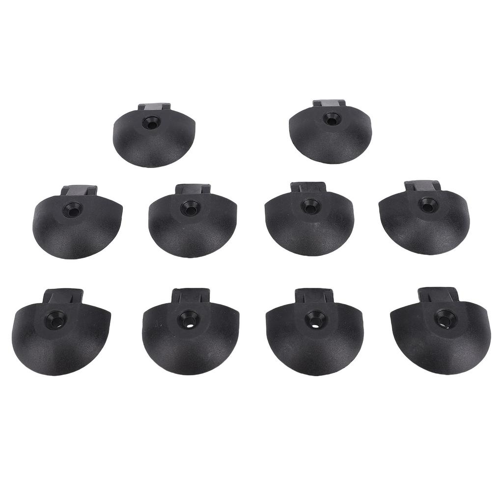 10PCS Angled End Cap for L Track Semi Circular Shape End Fittings Eliminates Pointed Edges On L Rail for Truck Bed
