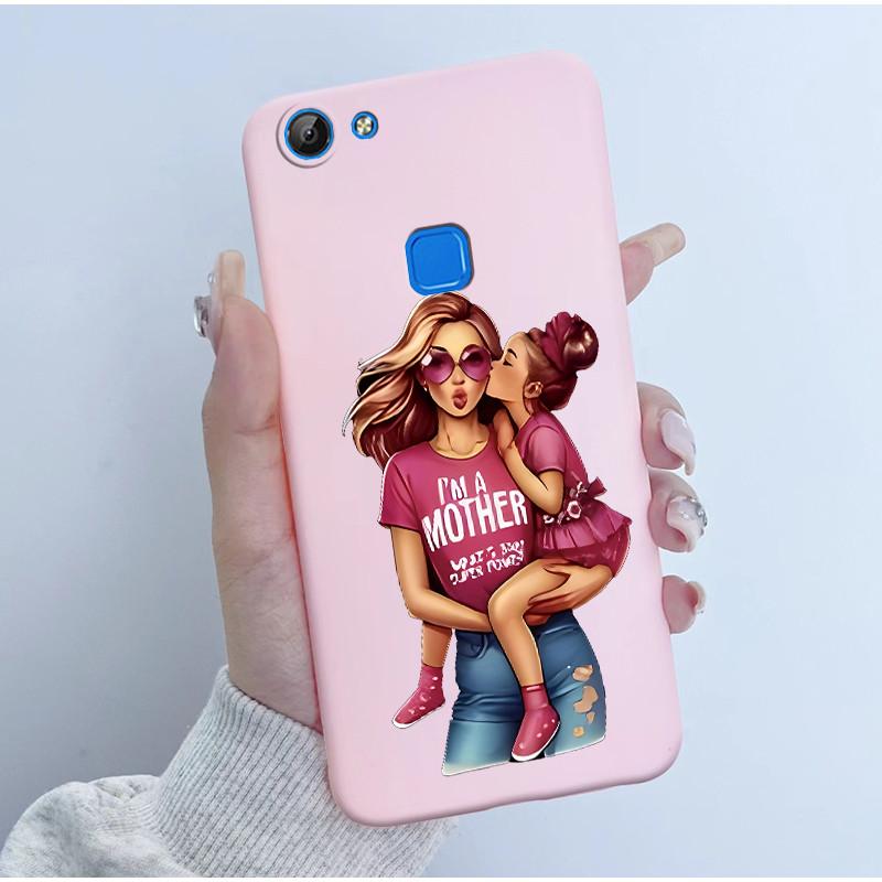 Для Vivo V7 V7+ Plus Y79A Y75 Y73 Y79 1716 1718 Чехол для телефона Милый Астронавт Панда Цветы Конфеты Мягкий Силикон ТПУ Чехол-обложка для телефона