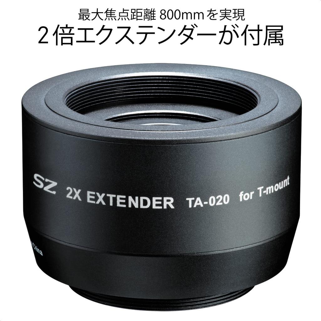 Tokina Телеобъектив-зеркальник SZX 400 мм F8 Reflex MF КОМПЛЕКТ ЭКСТЕНДЕРА 2X Байонет Sony E Ручная фокусировка 640562 &