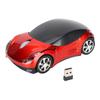 Wireless Mouse Smart Red CarShaped Portable 2.4G Game Mouse with USB Receiver for Office Laptop
