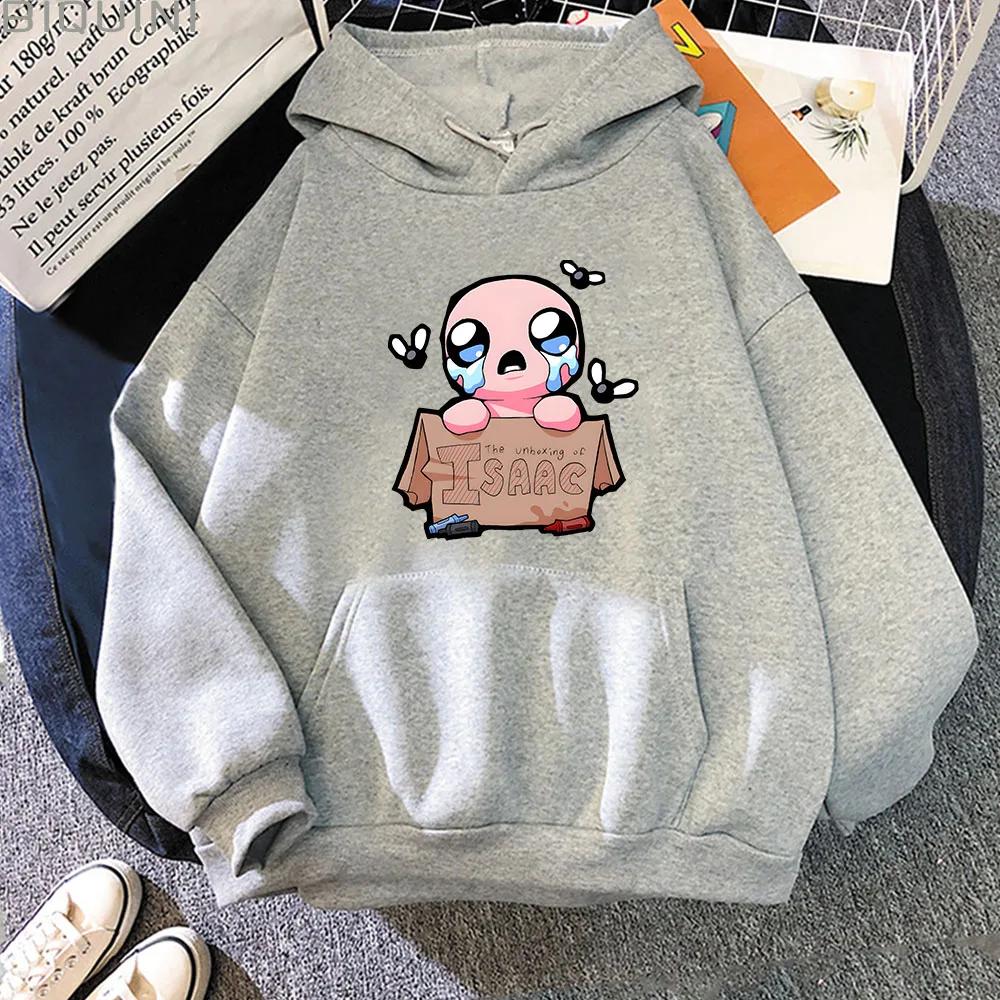The Binding of Isaac Hoodies Women Men Sweatshirts Harajuku Lovely Kawaii Casual Hoody O-Neck Long Sleeve Unisex Jacket Y2k Tops