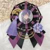 G Triger Japanese Style Ita Decorative Badge Various Ita Bag Rosette Purple Rosette, Rosette, Rosette, Types, Parts, Chain, Ribbon, Decoration,