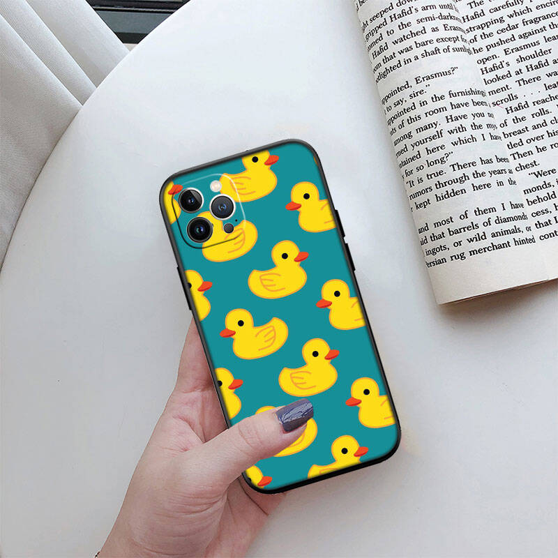MH52 Утка Мультяшный Чехол для Телефона для iPhone 7 8 11 12 13 14 15 16 17 16E XS Pro Max XR X SE Air