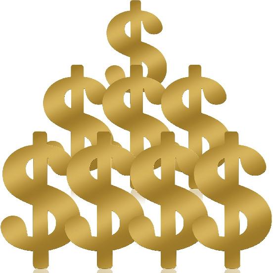 8 Pcs Dollar Themed Party Decorations 13. 4'' Glitter Dollar Birthday Decor Money Investment Bachelorette Foil Cutout for Us Dollar Sign Money Party