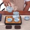 Bafangli Ru Kiln Xishi Teapot 10-Piece Set