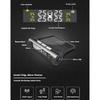 Solar Wireless Tire Pressure Monitoring System TPMS  Auto Security Alarm Device With 4 sensors Temperature Warning