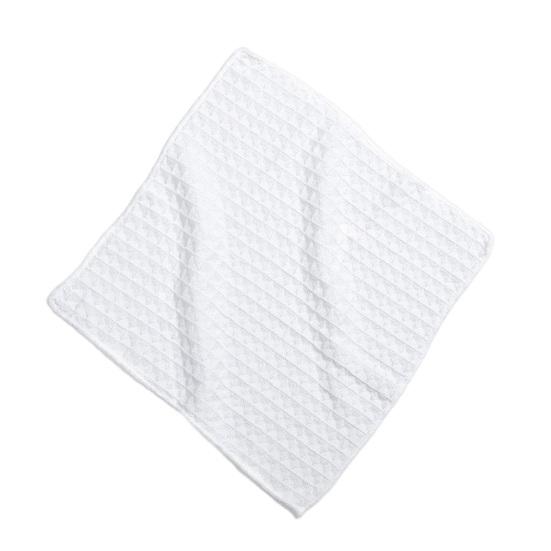 Полотенце 30x30 см, сильное водопоглощение, вафельный дизайн, не линяет, полиэстер-компаньон, подарочное полотенце, товары для дома