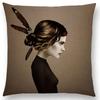New Black White Style Wonder GirlSofa Pillow Case Elegant Lady Miracle Beauty Portrait Noble Mind Gorgeous Ideas Cushion Cover