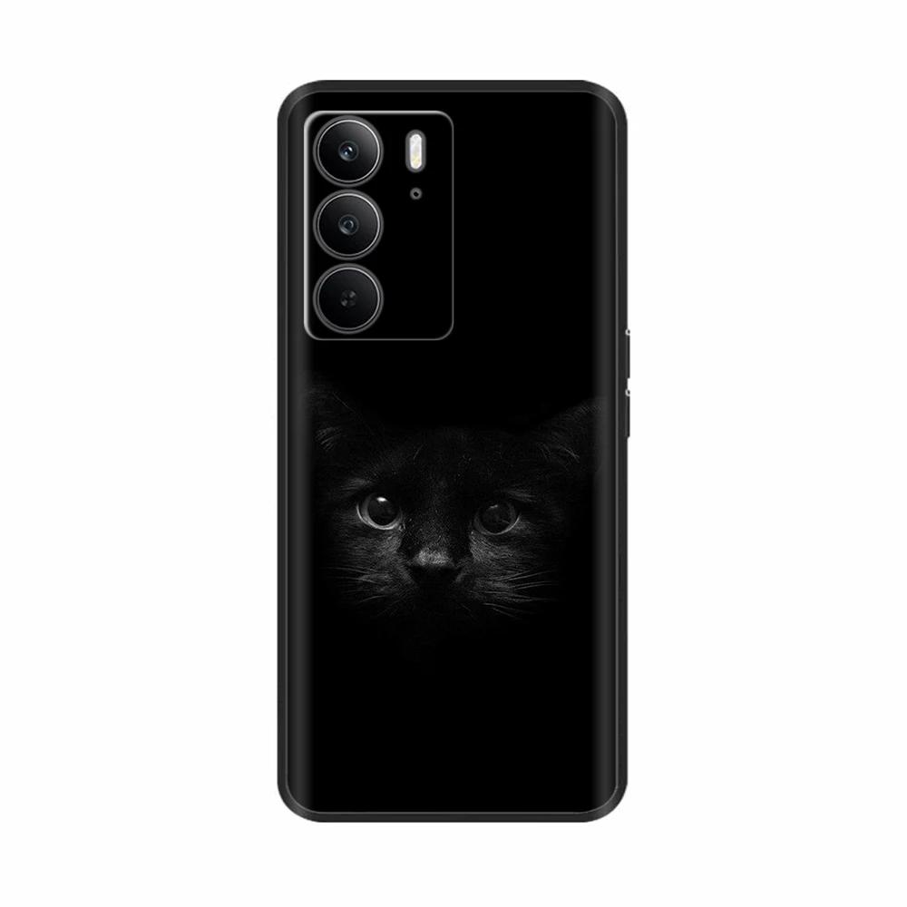 Для Realme 14x 5G Чехлы для телефонов Забавная защита камеры Мягкая жидкая силиконовая задняя крышка для Oppo Realme C75 4G realmeC75 Fundas
