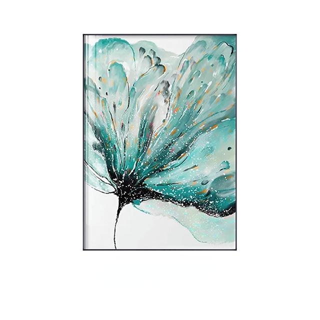 Modern Abstract Flowers, Canvas, Painting, Posters, Printers, Ink and Laundry, Golden Wall Painting for Living Room, Bedroom, Decor, Cuadros