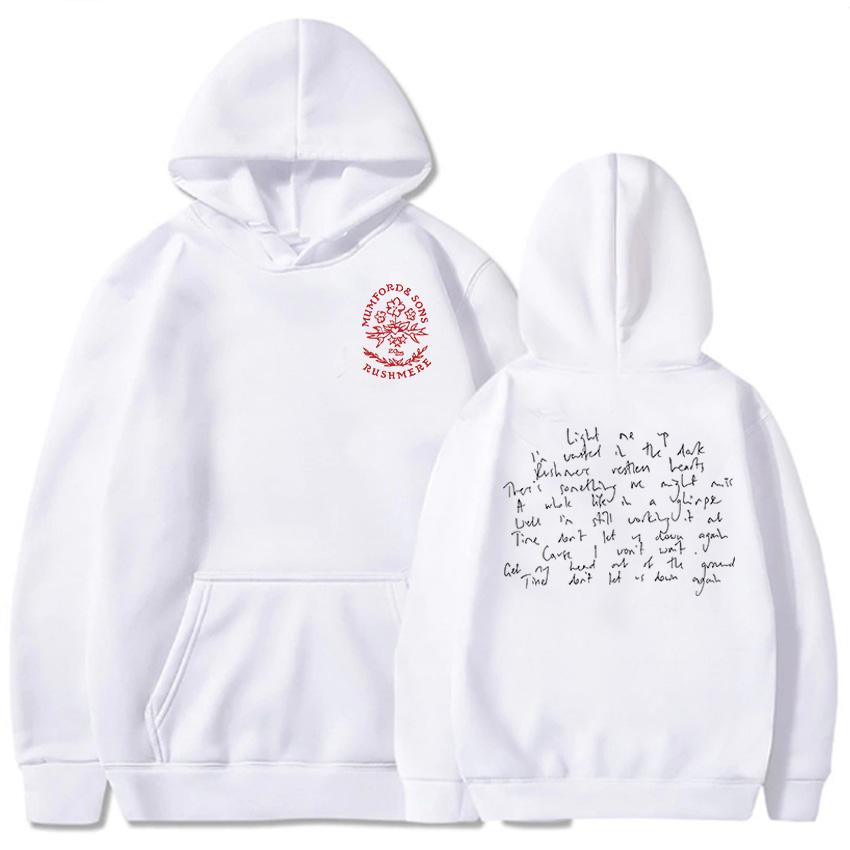 Mumford & Sons RUSHMERE Album 2025 Hoodies Long Sleeve Pocket Unisex Sweatshirts Moletom Feminino Graphic Hooded Women Pullovers
