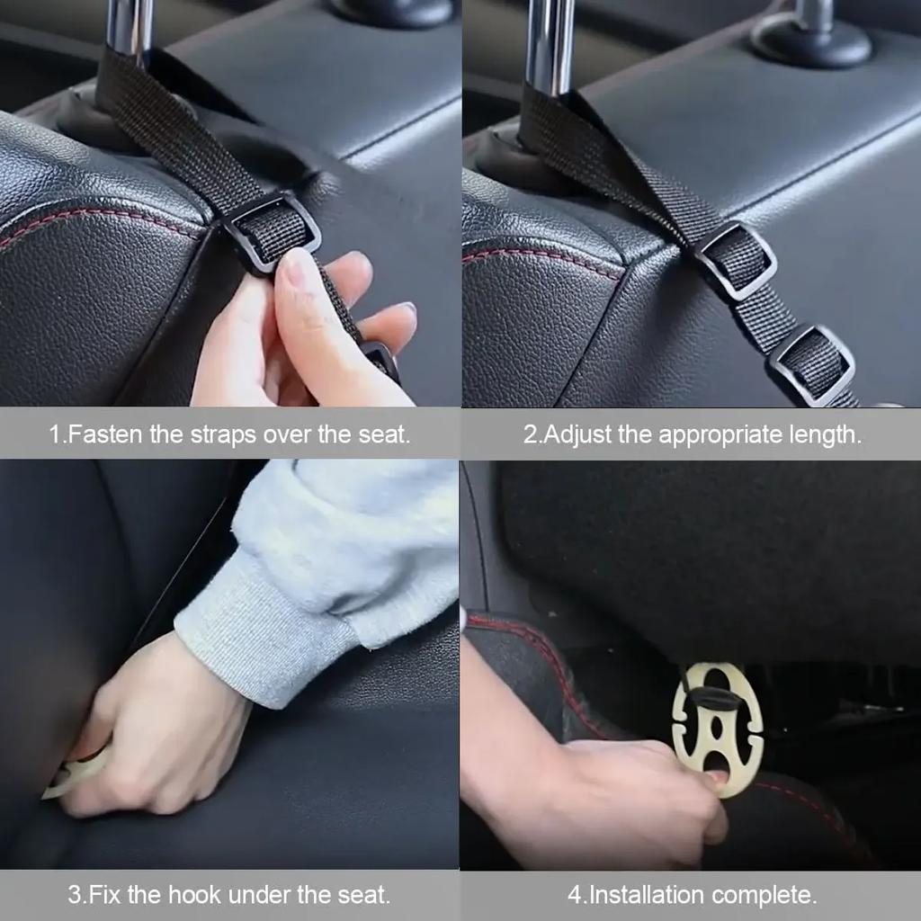 Car Leather Pocket Storage Organizer Car Seat Middle Hanger Storage Bag Tote Bag Paper Towel Bottle Pocket