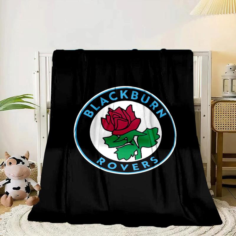 Blackburn Rovers Portable Blanket/Soft Blanket Bedding Blanket Suitable for Travel Camping Living Rooms Offices Sofas Fan Gifts