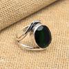 Chrome Diopside Gemstone Handmade Jewelry 925 Sterling Silver Ring for Her