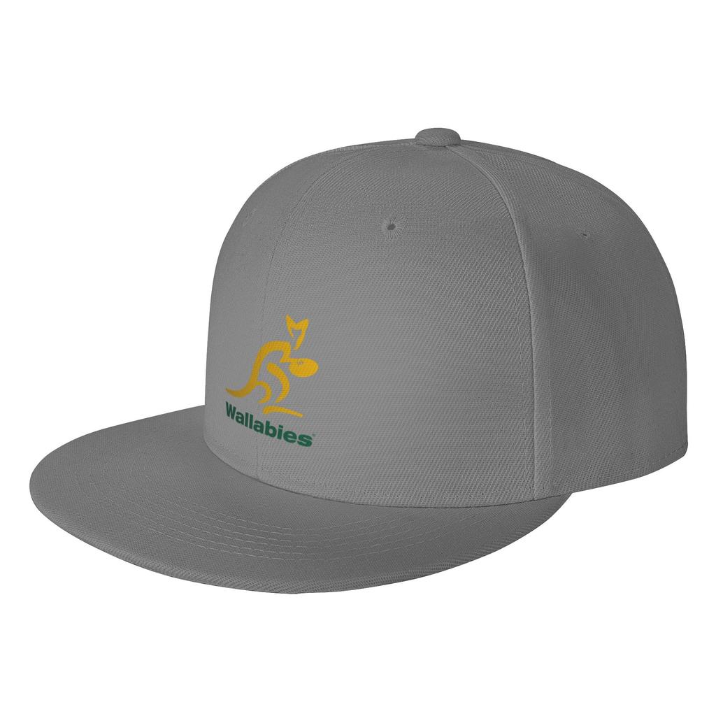 Fashion Australia Rugby Wallabies Yellow Wallaby Flat Brim Sun Hat Fine WorkUnisexship Hats For Unisex