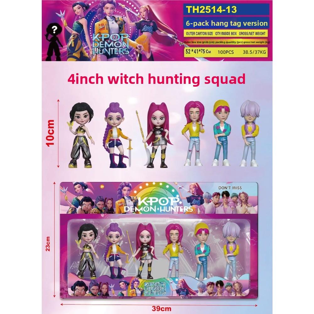 Охотники на ведьм K-Pop Большая голова Q издание Фигурка Румими Модель Слепая коробка Приливная игрушка Кукла Украшение