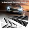 Украшение крышки капота автомобиля Боковые воздухозаборники Полосы Гоночные спортивные украшения Универсальные для ToyotaVW BMWAudiBenz