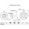 6-12 Circuit High-Speed Conductive Slip Ring, 360-Degree Rotary, 10A, Through-Bore Design