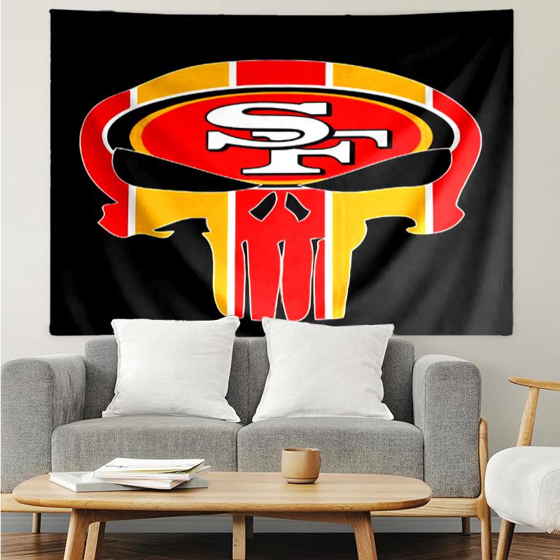 Vintage 49ers Football Quick-Dry Tapestry Hanging for Bedroom,Livingroom, Playroom,Decor Art Room Wall Tapestry Holiday and Birthday Gifts