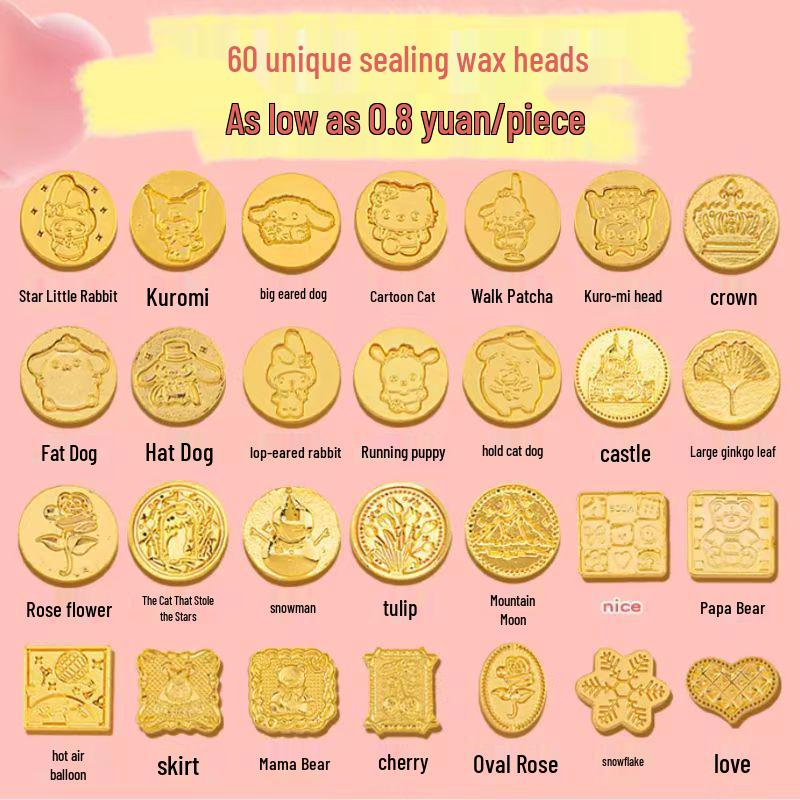 Печь для сургуча с ложкой и силиконовым ковриком-подставкой для печатей