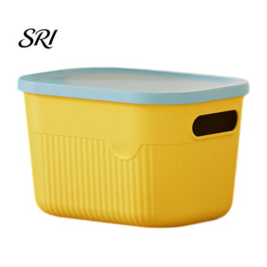Balcony Gardening Supplies Container Storage Box with Handle And Lid Organizer Space Office Saving Stackable for Kitchen Bedroom Dormitory