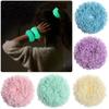 Women Plush Scrunchies Colorful Luminous Hairband Girls Ponytail Headwear Fashion Hair Accessories Elastic Hair Bands Tools