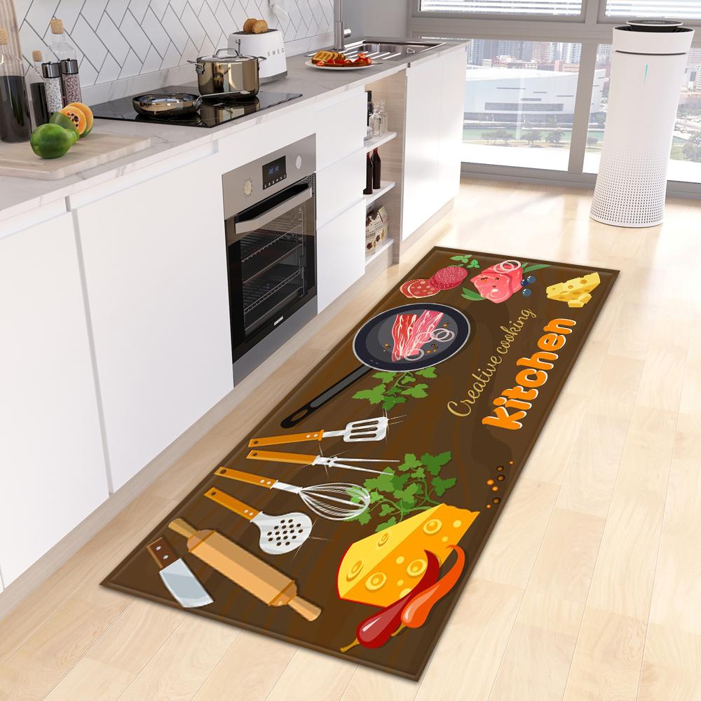 Коврик для кухни, коврик для входной двери спальни, коврик для гостиной, коврик для ванной комнаты, коридора, балконной двери, нескользящий ковер