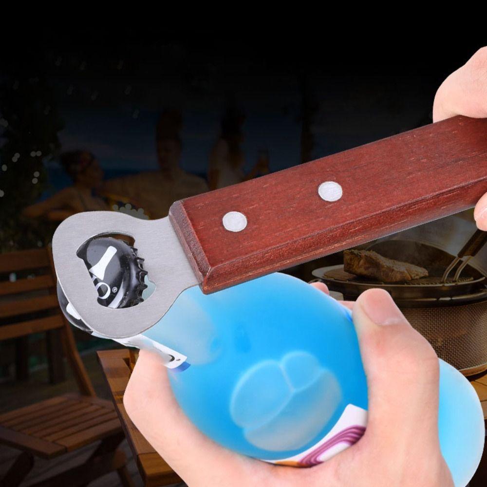 Stainless Steel Barbecue Shovel 2 in 1 Pancake Scraper Grill Accessories Steak Turner  Outdoor