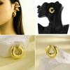 Модные Легкие Каффы на Ухо Круглые Клипсы Серьги Без Прокола Хрящевое Кольцо Серьга Заявление Ювелирные Изделия Унисекс
