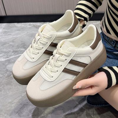 Новые сетчатые дышащие суперпопулярные студенческие спортивные модные белые туфли для отдыха для отдыха