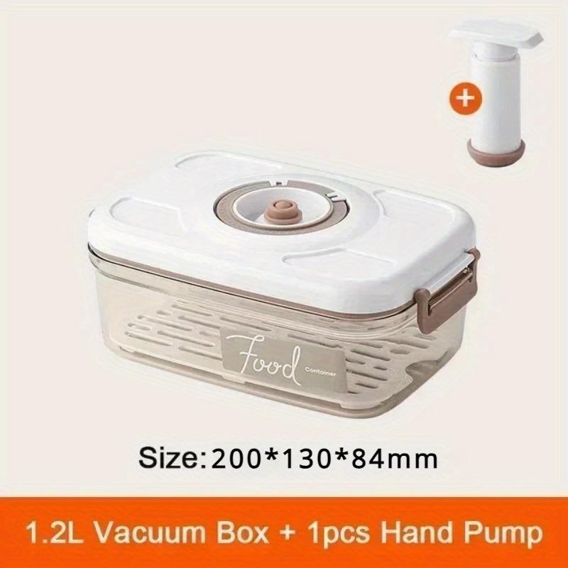 Vacuum Sealed Canister Household Fresh-keeping Box Refrigerator Food Storage Containers Drainable Kitchen Fruit Organizers Tank