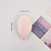 Foldable Travel Hair Brushes With Mirror Portable Folding Pocket Hair Brush Mini Hair Comb Compact Size Hair Massage Comb