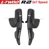 Манетки/Тормозные ручки LTWOO R9 2x11/R7 2x10/R5 2x9/R3 2x8/R2 2x7 скоростей для шоссейного велосипеда, совместимые с переключателями Shimano