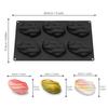 3D Mousse Cake Mold Flexible French Dessert Mold Dishwasher Safe Jelly Pudding Mold  Kitchen
