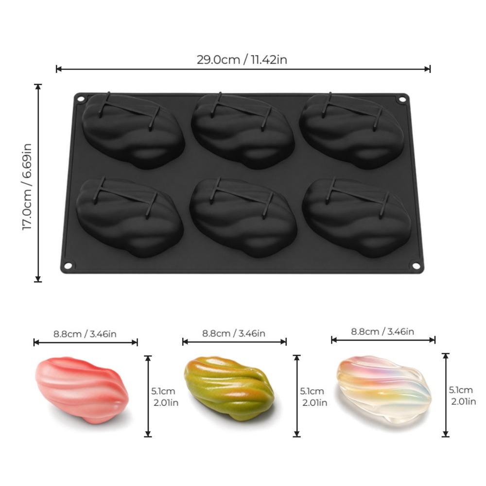 3D Mousse Cake Mold Flexible French Dessert Mold Dishwasher Safe Jelly Pudding Mold Kitchen