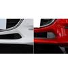 Для Mazda 3 Axela 2017-2018 настоящая карбоновая передняя решетка, наклейка на решетку, накладка, аксессуары для салона автомобиля, салон автомобиля