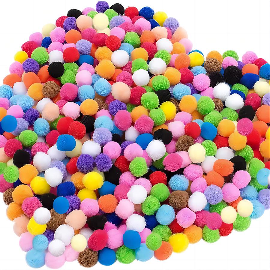 20 г 8-30 мм Цвет Случайный Пушистые Высокая Эластичность Мягкие Помпоны Домашний Декор DIY Ручная Вышивка Поделки Свадебное Украшение