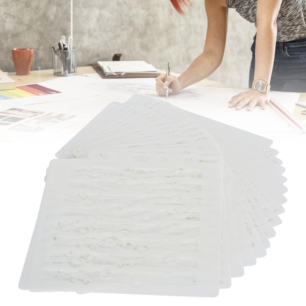 16 шт. шаблон мандалы трафареты для рисования трафареты для изготовления форм художественные принадлежности для рукоделия