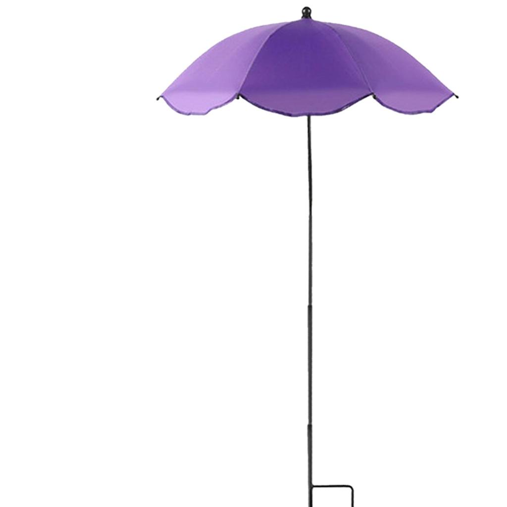 Plant Umbrellas for Outdoor Plants with Ground Stake Sturdy Weatherproof Protection Planter Shade Cover Garden Umbrellas