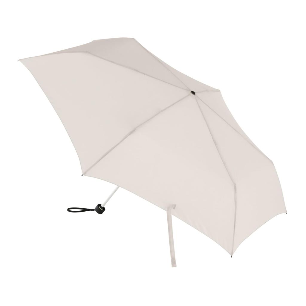 MUJI Складной зонт от солнца унисекс, длина спицы 60 см, от дождя, для взрослых, DEA53A5A, цвет слоновой кости,