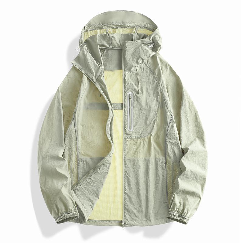 Легкая дышащая, приятная для кожи солнцезащитная куртка с защитой от ультрафиолета UPF50 для мужчин. Одежда для защиты от солнца.