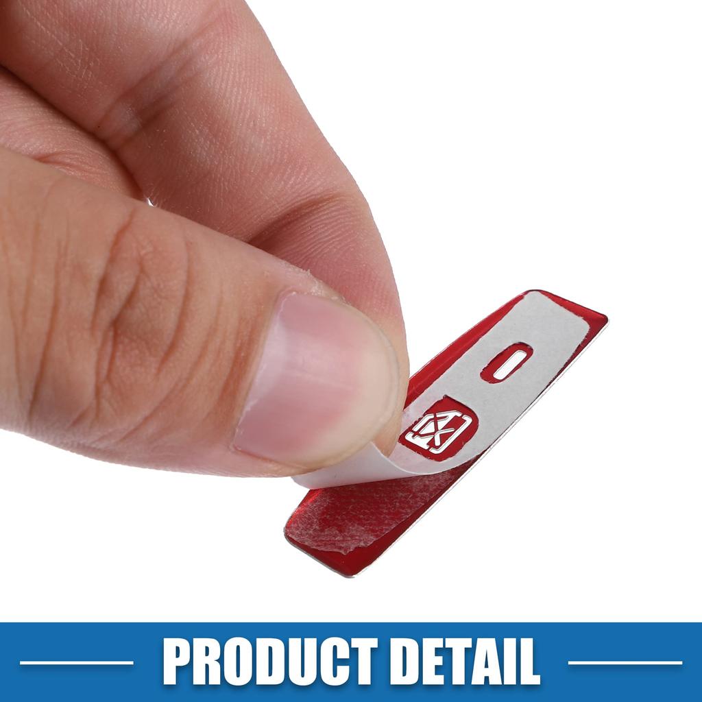 ABSOPRO Красный Мастер Кнопка Переключателя Стеклоподъемника Накладка Декоративная Наклейка для Honda Accord 10 штук 2018-2022