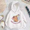 Fall and Winter Outdoor Leisure Sports Kids Hooded Sweatshirt Capybara Cartoon Fun Printing Boys and Girls Fashion Warm Hoodie
