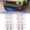 Car Front Headlight Grille Cover Turn Signal Light Decoration Fog Light Ornament Stickers For Suzuki Jimny 2019 Up Exterior Accessories