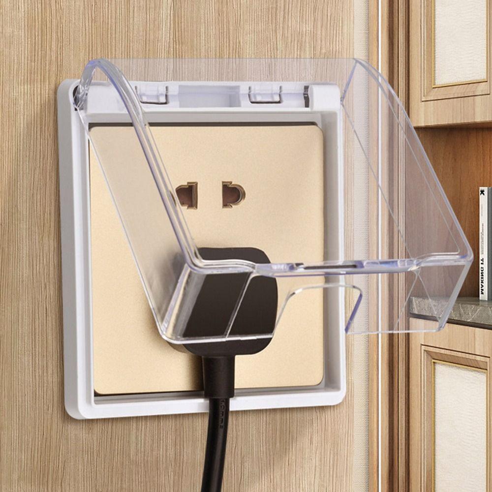 Электрическая вилка с крышкой, настенная розетка, водонепроницаемый коробчатый переключатель, защитная крышка, защитная розетка