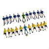 22x Miniature Football Player Figures Tiny People Model Diorama Character for DIY Scene