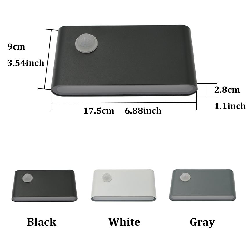 12W LED Outdoor Motion Sensor Waterproof Wall Lamps Up and Down Aluminum Wall Lights for Garden Courtyard Lighting Fixtures