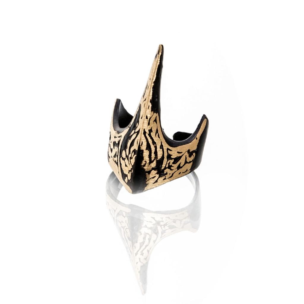 Кольцо Zihgir Archer Матовое черное кольцо