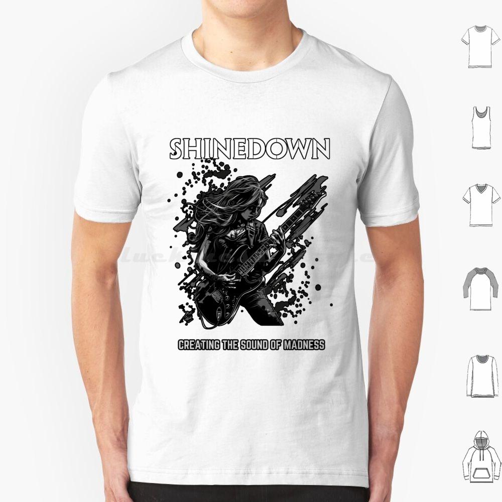 Creating The Sounds Of Madness T Shirt Cotton Men Women DIY Print Shine Down Rockband Rockmusic Fan Band